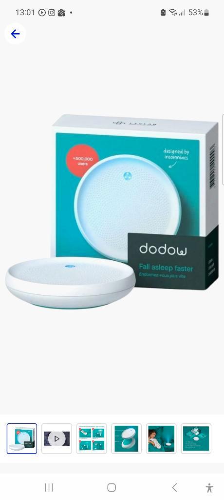 Dodow Slaaphulp, Sport en Fitness, Gezondheidsproducten en Wellness, Zo goed als nieuw, Overige typen, Ophalen of Verzenden