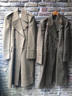 2 Vintage Wollen Legerjassen, Ophalen of Verzenden, Gedragen, Overige maten, Groen