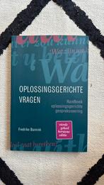 Fredrike Bannink - Oplossingsgerichte vragen, Boeken, Ophalen of Verzenden, Zo goed als nieuw, Fredrike Bannink
