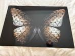 Exclusief Schilderij op Plexiglas - Vlinder Design, Ophalen of Verzenden