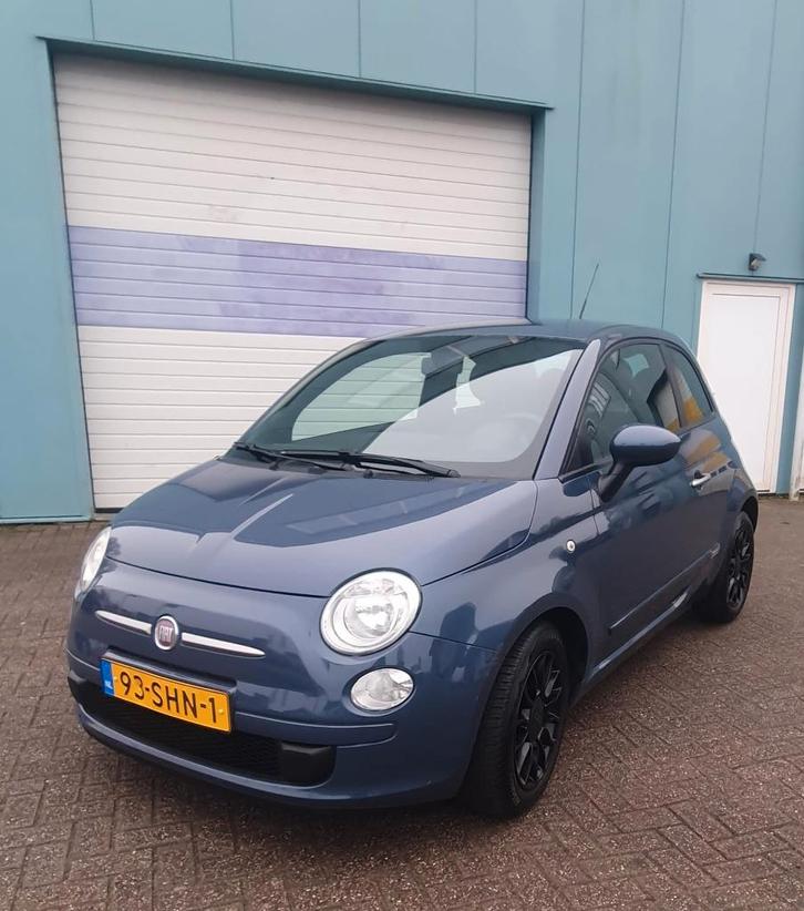 Fiat 500 0.9 85pk Twinair Turbo 2011 Blauw, Auto's, Fiat, Bedrijf, Airbags, Airconditioning, Centrale vergrendeling, Elektrische buitenspiegels