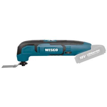 Wesco WS2912.9 18V Multitool | Draadloos | Variabele Snelhei, Doe-het-zelf en Verbouw, Gereedschap | Overige machines