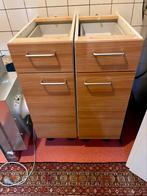 2 Bruynzeel keuken onderkasten, Ophalen, Wit, 50 tot 100 cm, Zo goed als nieuw