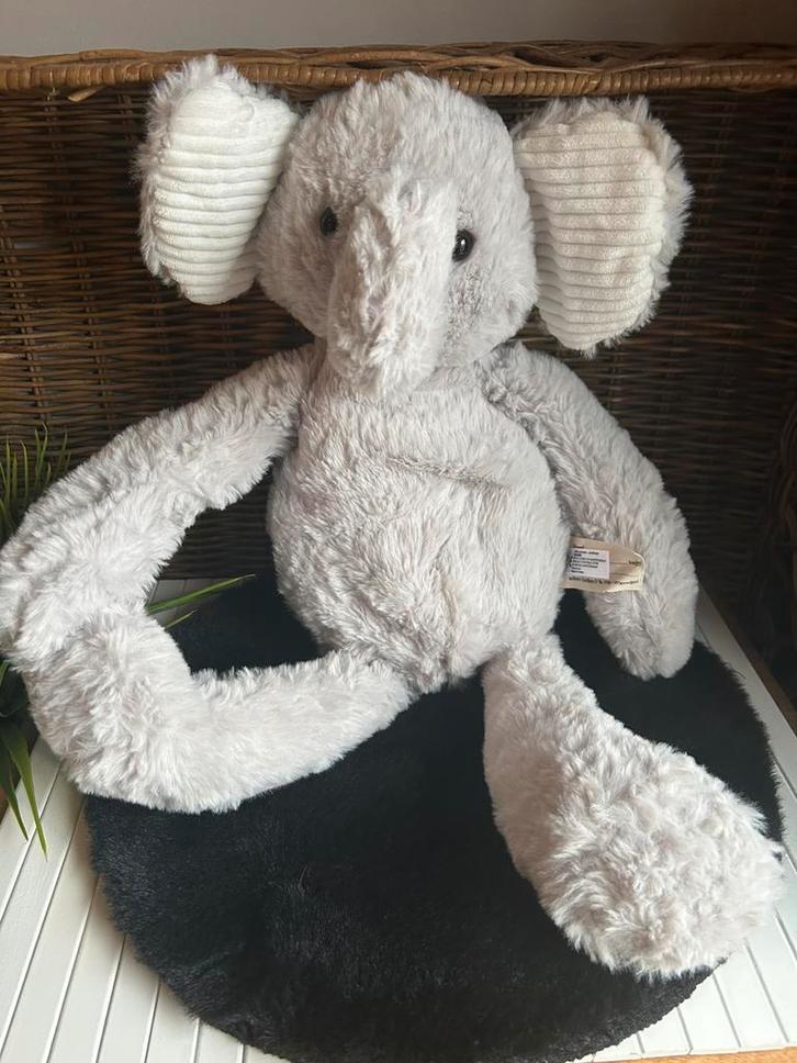 Hema olifant knuffel groot model knuffels knuffeltje, Kinderen en Baby's, Speelgoed | Knuffels en Pluche, Zo goed als nieuw, Olifant