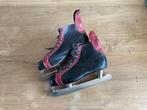 Vintage leren hockeyschaatsen maat 42 ijshockey Mancave, Sport en Fitness, IJshockey, Ophalen of Verzenden, Gebruikt, Schaatsen