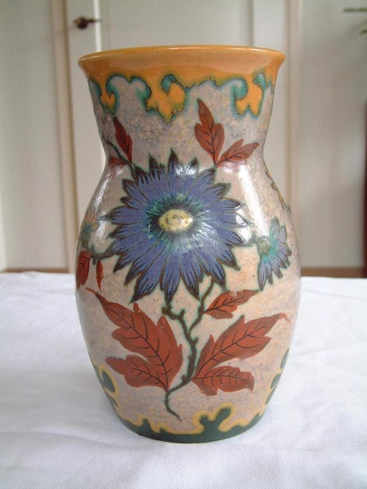 antieke plateel vaas Zuid Holland nr .3354, Verzamelen, Overige Verzamelen, Gebruikt, Ophalen of Verzenden