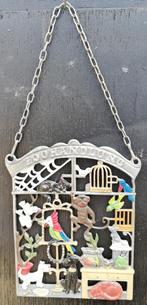 Dierenwinkel. Muurhanger. Handpainted. Kuhn Zinn. 93%, Antiek en Kunst, Ophalen
