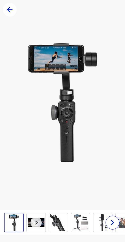 ZHIYUN Smooth 4 Gimbal - Compleet met Tas! € 20,00., Audio, Tv en Foto, Actiecamera's, Zo goed als nieuw, Overige merken, Ophalen