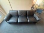Leren bank - 213cm breed, Ophalen, Gebruikt, Driepersoons, Rechte bank