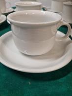 kop en schotels wit met lijntje thomas, Antiek en Kunst, Antiek | Servies los, Ophalen of Verzenden