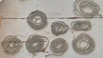 lotje/setje van oude glaskralenkettingen~kerstketting beschikbaar voor biedingen