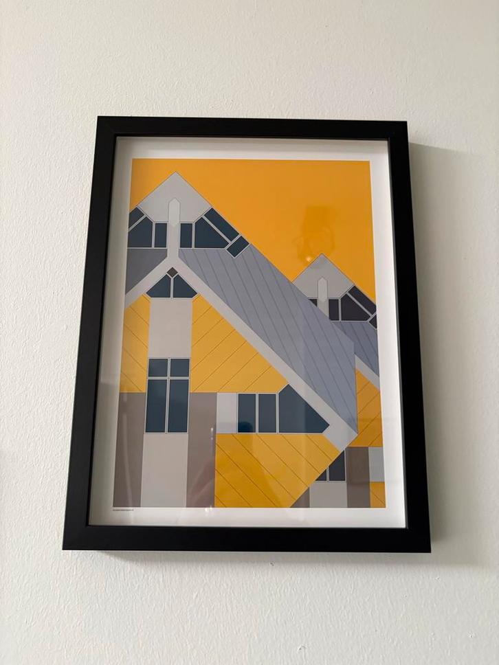 Rotterdam Iconen Posters - 3 Stuks, Antiek en Kunst, Kunst | Tekeningen en Foto's, Ophalen