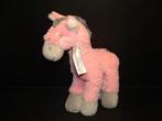 HAPPY HORSE PAARD HADEL PLUCHE ROZE MET VELOURS, Verzenden, Nieuw, Paard