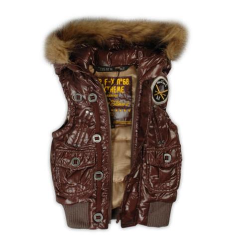 AIRFORCE bodywarmer XS 176 AIR FORCE NIEUW, Kleding | Dames, Bodywarmers, Nieuw, Maat 34 (XS) of kleiner, Bruin, Verzenden