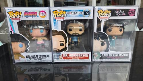Te koop aangeboden: een set van 3 Funko Pops in nieuwstaat,, Verzamelen, Poppetjes en Figuurtjes, Zo goed als nieuw, Ophalen of Verzenden