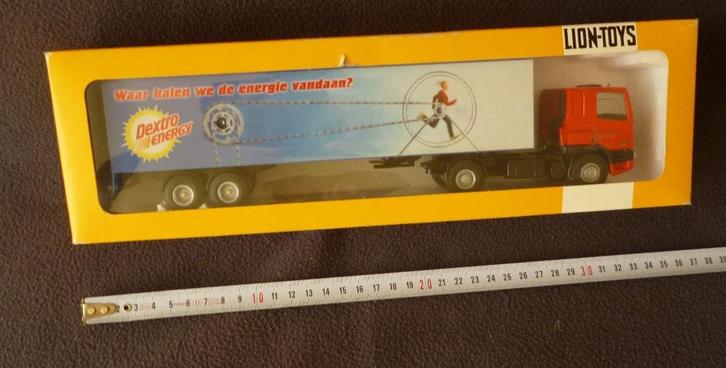 Vrachtauto model 1/50   LION TOYS   dextro energy  DAF 75-CF, Hobby en Vrije tijd, Modelauto's | 1:50, Nieuw, Bus of Vrachtwagen