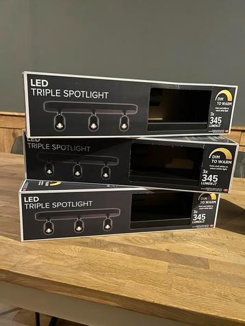 3 Voudige LED spots beschikbaar voor biedingen