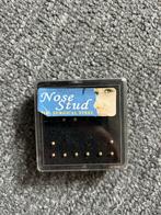 Gouden Neuspiercing Stud, Sieraden, Tassen en Uiterlijk, Piercings, Ophalen of Verzenden, Zo goed als nieuw, Staal, Neuspiercing