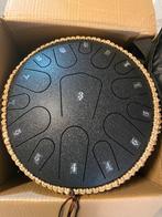 Tongue drum bijna 31 Cm GROOT Zwart 15 tonen NIEUW, Ophalen of Verzenden, Nieuw, Melodische percussie