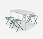 Camping tafel table with chairs, Ophalen, Gebruikt, Campingtafel