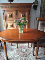 Kersenhouten Eettafel met 4 stoelen, Huis en Inrichting, Tafels | Eettafels, Ophalen, Gebruikt, 100 tot 150 cm, Klassiek