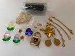 Miyuki kraaltjes rvs bedels Swarovski hart slotjes etc, Ophalen of Verzenden, Zo goed als nieuw, Bedel