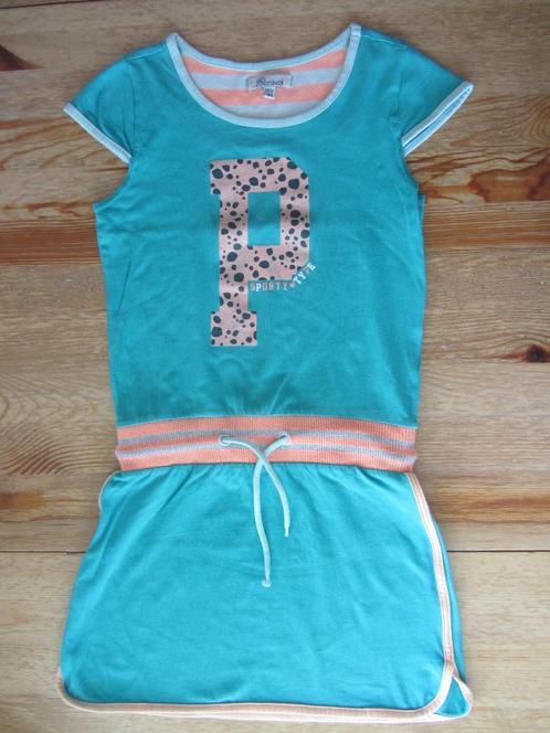 Groene zomerjurk Persival maat 140, Kinderen en Baby's, Kinderkleding | Maat 140, Zo goed als nieuw, Meisje, Jurk of Rok, Ophalen of Verzenden