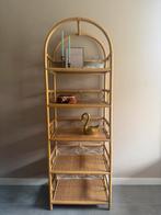Vintage rotan kast bamboe wandmeubel kinderkamerkast, Zo goed als nieuw, 150 tot 200 cm, 25 tot 50 cm, 50 tot 100 cm