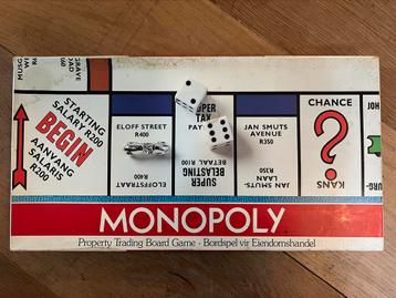 Vintage Monopoly - Engels/Zuid Afrikaanse Editie beschikbaar voor biedingen