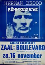 Concert poster Herman Brood ca. 1990, Gebruikt, Verzenden, Onbekend, Onbekend