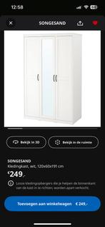 IKEA Songesand Kast - 120x60x191 - Gedemonteerd, Huis en Inrichting, Kasten | Kledingkasten, Ophalen, Overige materialen, Gebruikt