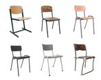 Kantinestoelen, design stoelen kantine meubilair  974, Nieuw, Vijf, Zes of meer stoelen, Ophalen of Verzenden, Bruin