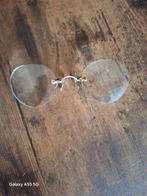 Vintage Knijpbril Goudkleurig, Ophalen of Verzenden, Dames