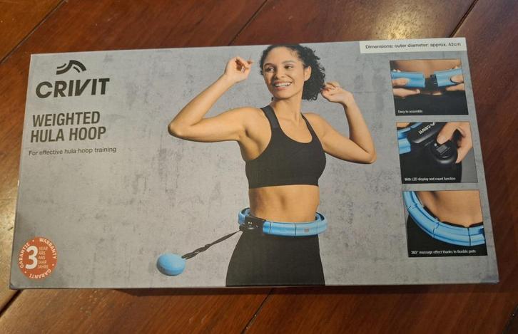 Hula hoop - crivit - hoelahoep, Sport en Fitness, Hoelahoeps, Nieuw, Fitness hoelahoep, Met gewicht, Ophalen of Verzenden