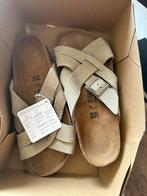 Heren leer Birkenstock maat 40 nieuw in de doos (waarde 169€, Ophalen of Verzenden, Zo goed als nieuw, Sandalen