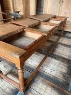 Oude schooltafel met klep sidetable wandtafel, Ophalen