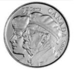 Canada - 25 cent 2005 - Veteran - Circulated**, Postzegels en Munten, Munten | Amerika, Losse munt, Verzenden, Noord-Amerika