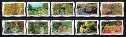 Postzegels ut Frankrijk - K 5006 - impressionisme, Postzegels en Munten, Postzegels | Europa | Frankrijk, Gestempeld, Verzenden