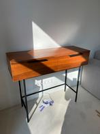 Console Table real wood with black metal legs, Huis en Inrichting, Bureaus, Ophalen of Verzenden, Zo goed als nieuw