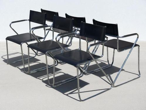 Buisframe eetkamerstoel-  Bauhaus, Marcel Breuer stijl, Huis en Inrichting, Stoelen, Zo goed als nieuw, Vijf, Zes of meer stoelen