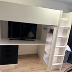 Ikea hoogslaper met kast en bureau, Ophalen, Eenpersoons, Zo goed als nieuw, 90 cm