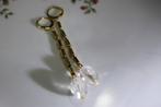 Half edelsteen oorbellen - Lange kristal oorbel, Overige materialen, Hangers, Nieuw, Ophalen of Verzenden