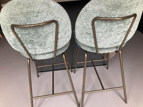 Coco Maison Kjel Barstoelen - Set van 2, Huis en Inrichting, Barkrukken, Zo goed als nieuw, 60 tot 90 cm, Metaal, 2 krukken, Ophalen