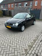 Volkswagen Polo 1.4 55KW 2002 Zwart, Auto's, Voorwielaandrijving, Stof, Beige, 4 cilinders