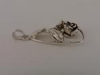 Zilveren Teka hanger roosje                              Z93, Gebruikt, ., Ophalen of Verzenden, .