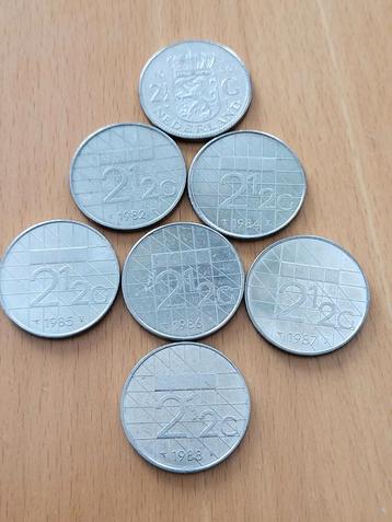 Nederland 2½ Gulden Set Beatrix Jaren 80 beschikbaar voor biedingen