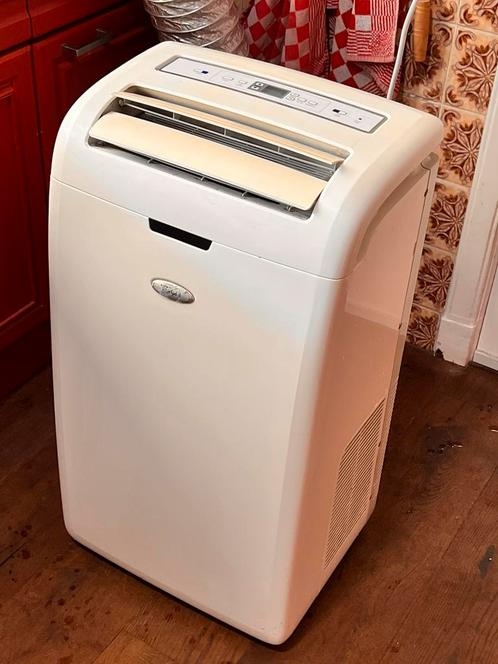 Whirlpool mobiele airco, Witgoed en Apparatuur, Airco's, Gebruikt, Mobiele airco, Minder dan 60 m³, Koelen en Ontvochtigen, Timer