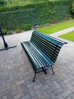 Mooie donkergroene tuinbank, Ophalen of Verzenden, Zo goed als nieuw, Hout