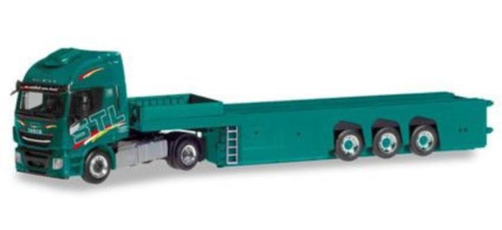Iveco Stralis XP I.Sz. STL Herpa, Hobby en Vrije tijd, Modelauto's | 1:87, Nieuw, Bus of Vrachtwagen, Herpa, Ophalen of Verzenden