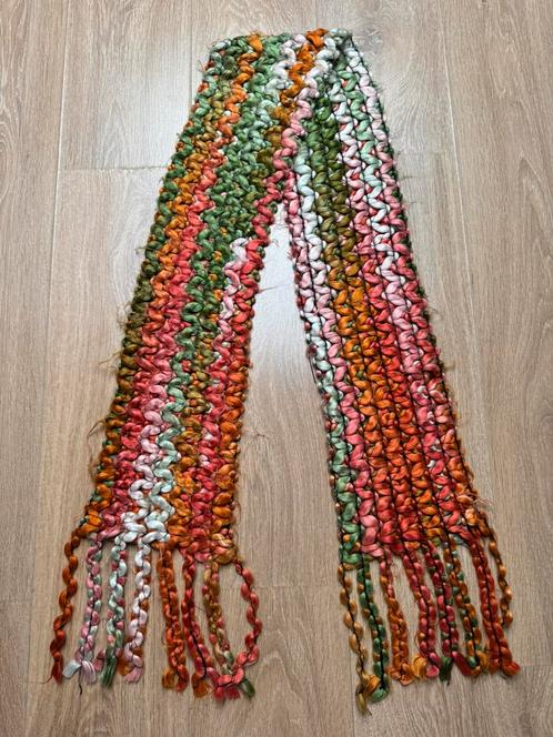 Dames sjaal oranje/groen/roze/wit, Kleding | Dames, Mutsen, Sjaals en Handschoenen, Gedragen, Sjaal, Ophalen of Verzenden